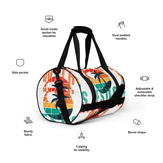 Summer with Jesus - All-over print gym bag